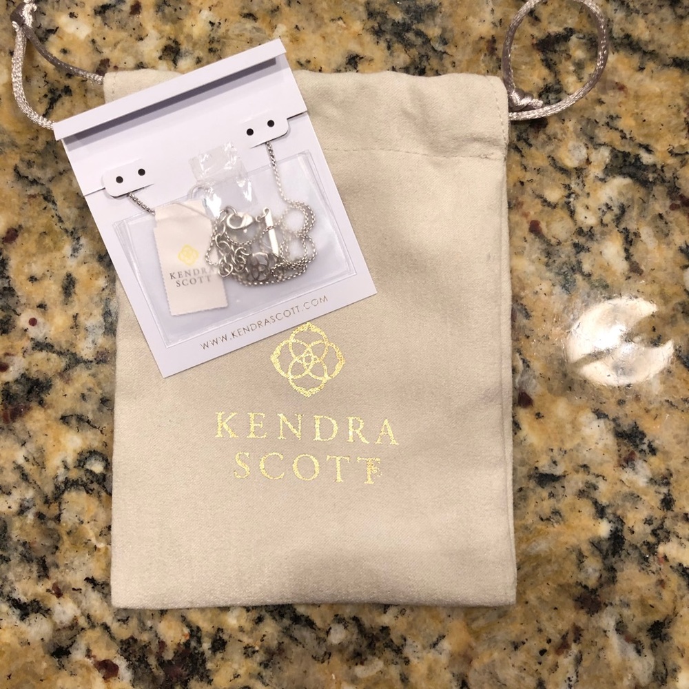 Kendra Scott Iridescent Drusy Necklace